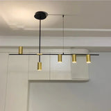 Nordic Modern Longer Chandelier – Sleek Black Pendant Light for Dining Tables, Bars, and Living Rooms