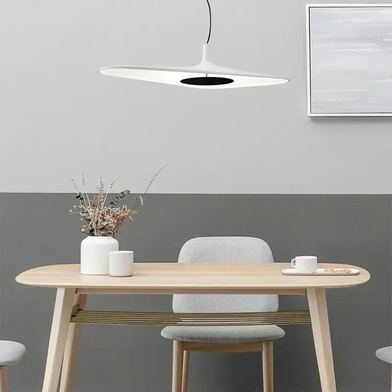 Modern Japanese Resin Pendant Lamp – Sleek Minimalist Hanging Light for Contemporary Spaces